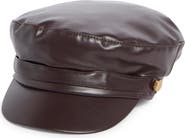 Vince Camuto Faux Leather Conductor Hat