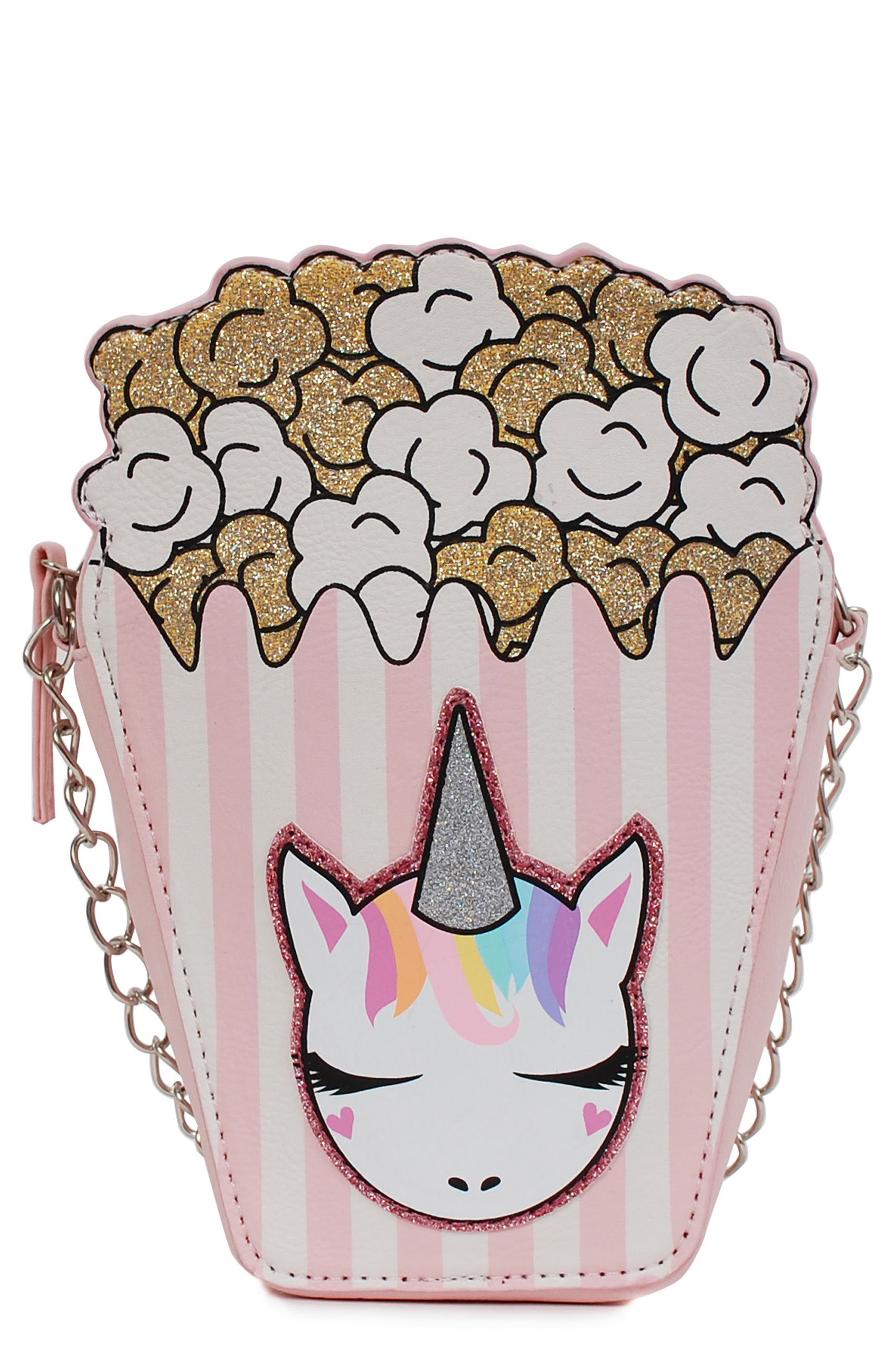 OMG Accessories OMG Miss Gwen's Popcorn Crossbody Bag, Main, color, 