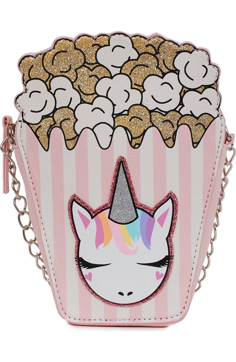 OMG Accessories OMG Miss Gwen's Popcorn Crossbody Bag, Main, color,