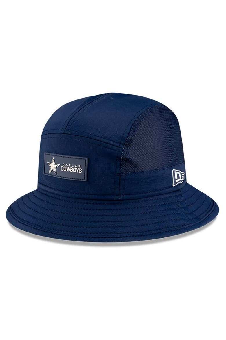 Men's New Era Navy Dallas Cowboys 2025 Sideline  Bucket Hat, Main, color, Navy