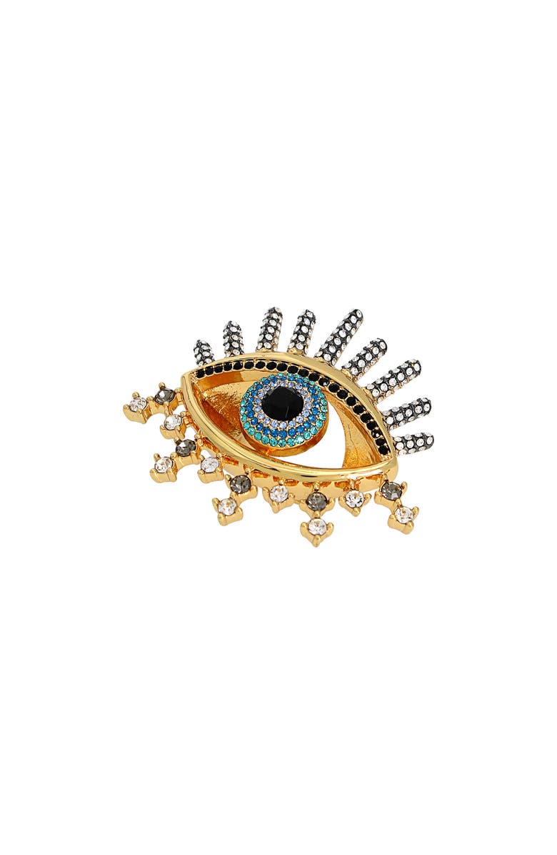 Kurt Geiger London Evil Eye Cocktail Ring, Alternate, color,