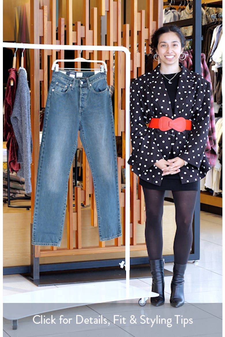 501® High Waist Straight Leg Jeans video