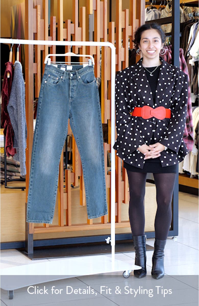 501<sup>®</sup> High Waist Straight Leg Jeans, sales video thumbnail
