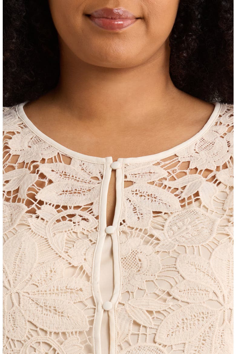 Lace Vest, Alternate, color, SOFT CREAM