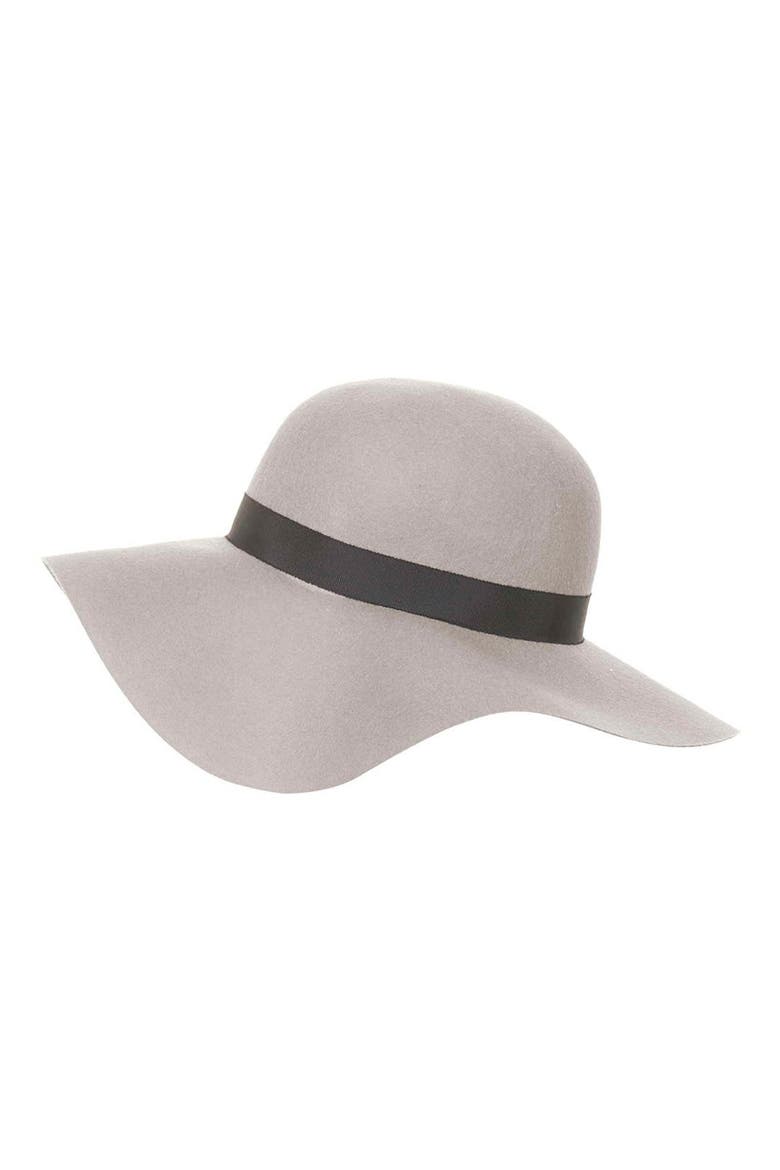 Floppy Wool Felt Hat, Alternate, color, GREY