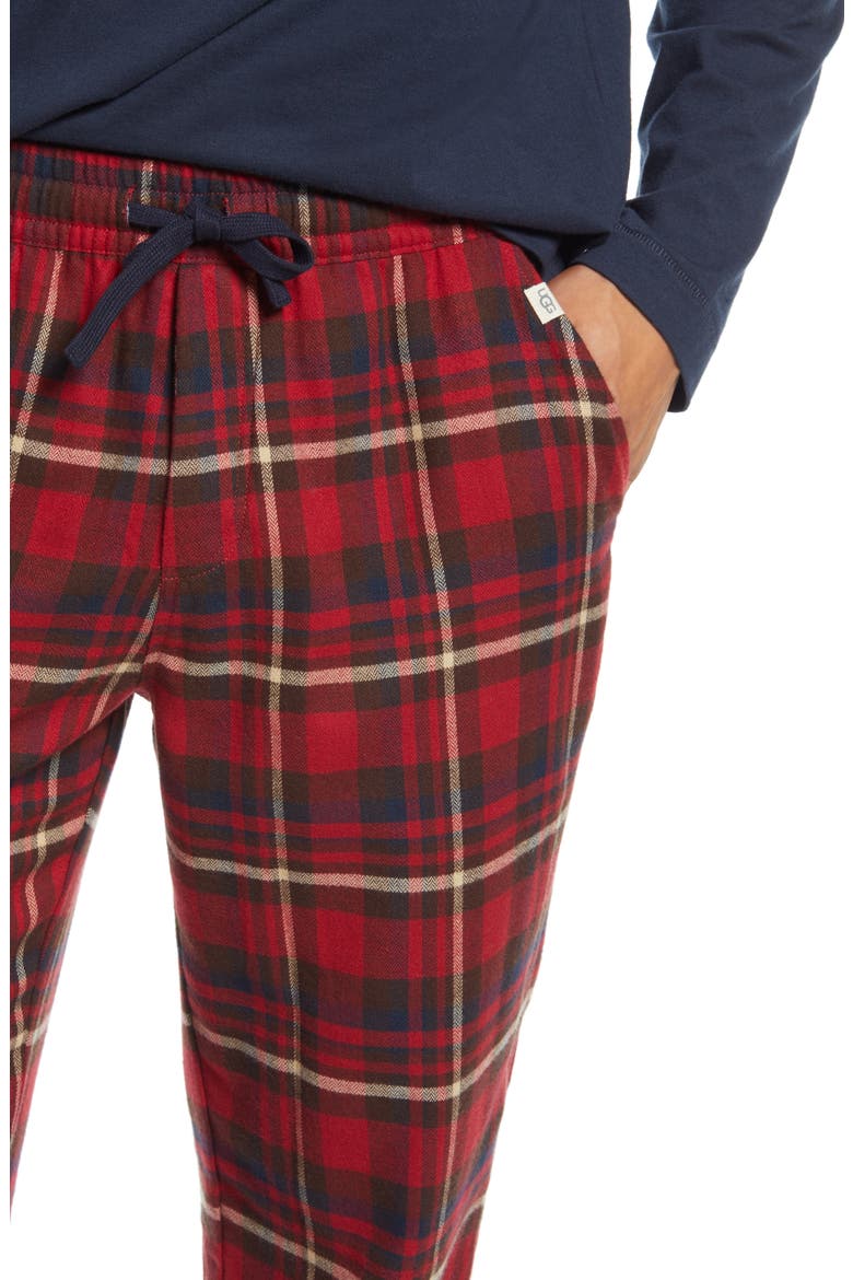 Steiner Pajamas, Alternate, color, RED PLAID / NAVY