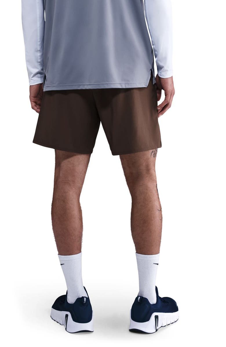 Nike Dri-FIT Unlimited 7-Inch Unlined Athletic Shorts, Alternate, color, 237 Baroque Brown/Black/Baroque Brown