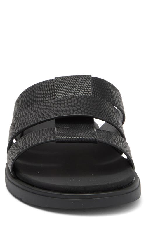 Steve Madden Shoal Slide Sandal In Black