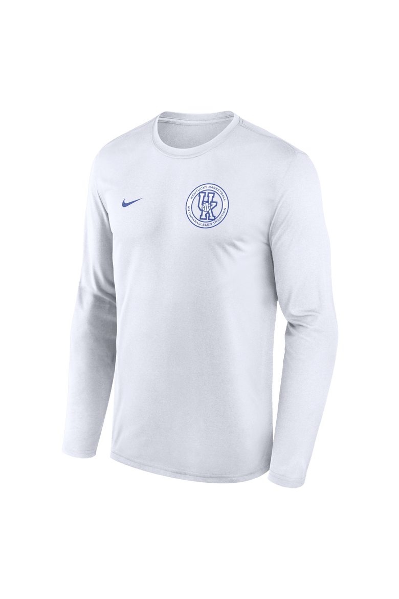 Men's Nike  White Kentucky Wildcats 1996 Anniversary Legend Dri-FIT Long Sleeve T-Shirt, Alternate, color, White