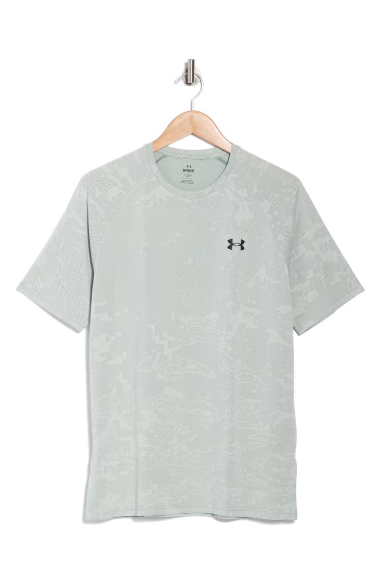 Under Armour Velocity Jacquard Active T-Shirt, Alternate, color, Silica Green