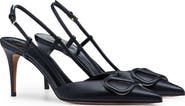 Valentino Garavani VLOGO Pointed Toe Slingback Pump