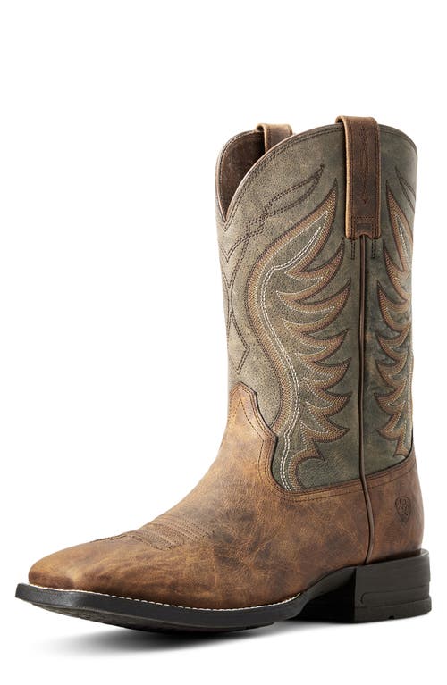 Ariat Ranch Work Cowboy Boot In Brown