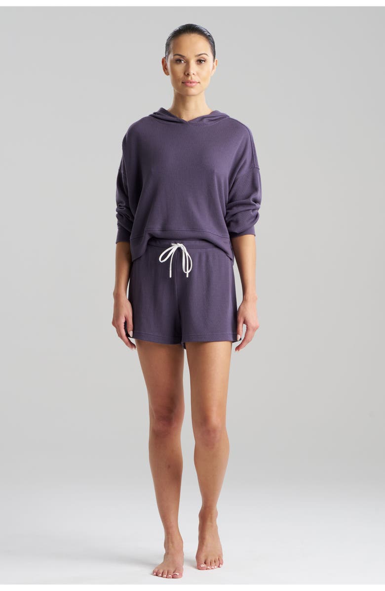 Natori MILA - WAFFLE Everywhere Shorts, Main, color, Twilight Blue