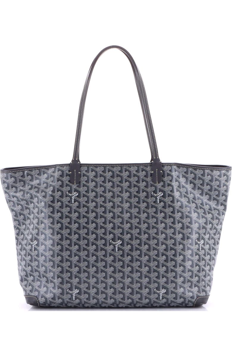 Pre-Owned Goyard Artois Tote Coated Canvas MM, Alternate, color, Black