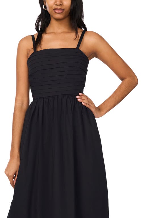 Halogen ® Pleated Bodice Cutout Sundress In Black