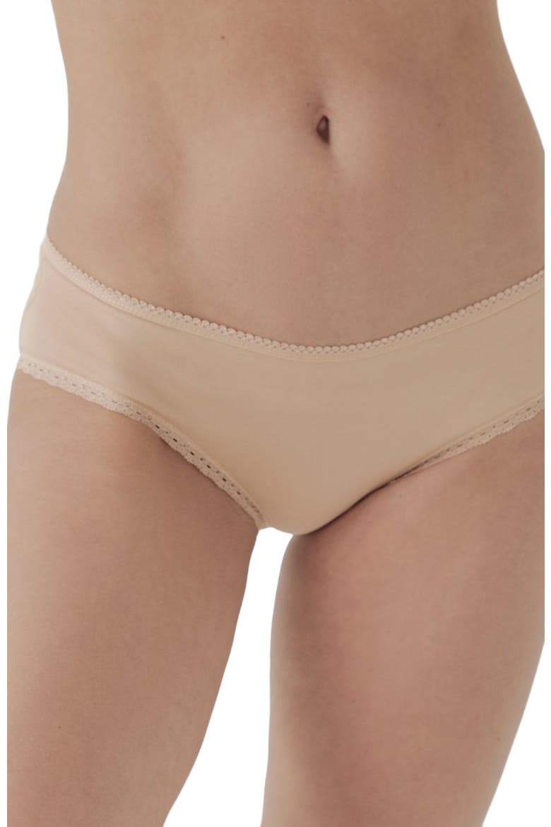 Organic Cotton Lace Cheeky Hipster 3-Pack, Main, color, Beloved Basics