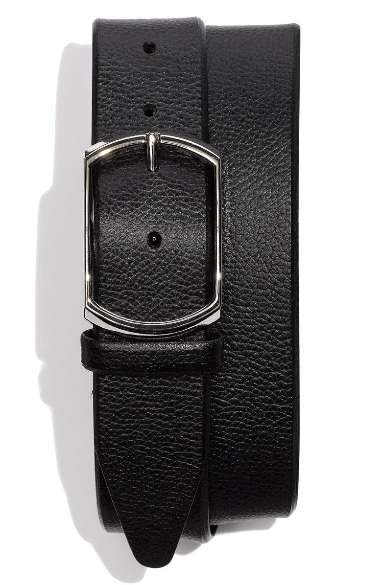 Bruno Magli Calfskin Belt, Main, color, 