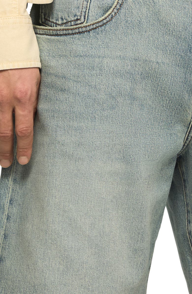 Lucky Brand Loose Fit 5-Pocket Denim Shorts, Alternate, color, Comet Tail