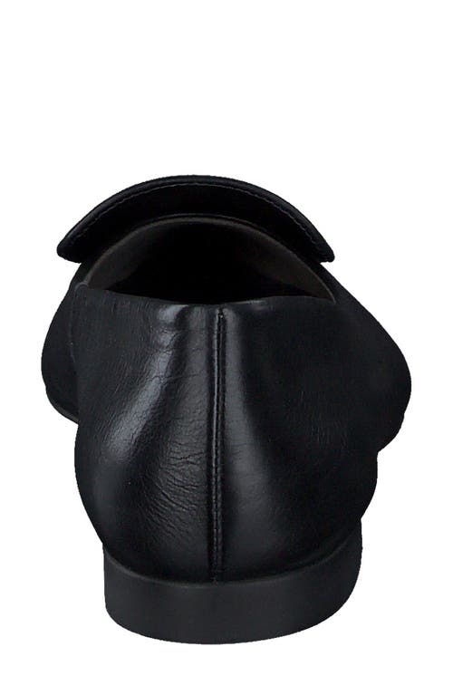 Paul Green Teddy Pointed Toe Flat In Black