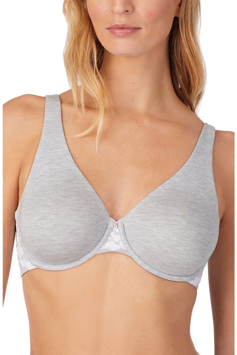 Cotton Touch Bra, Main, color, HEATHER GREY