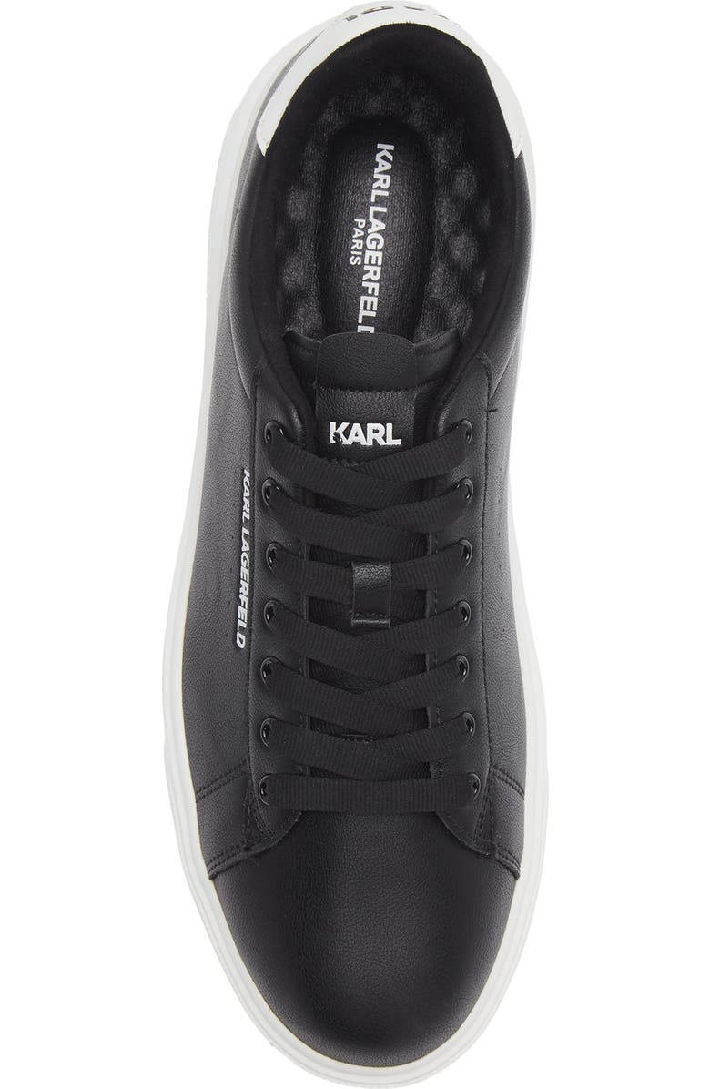 KARL LAGERFELD PARIS Plain Toe Sneaker, Alternate, color, Black