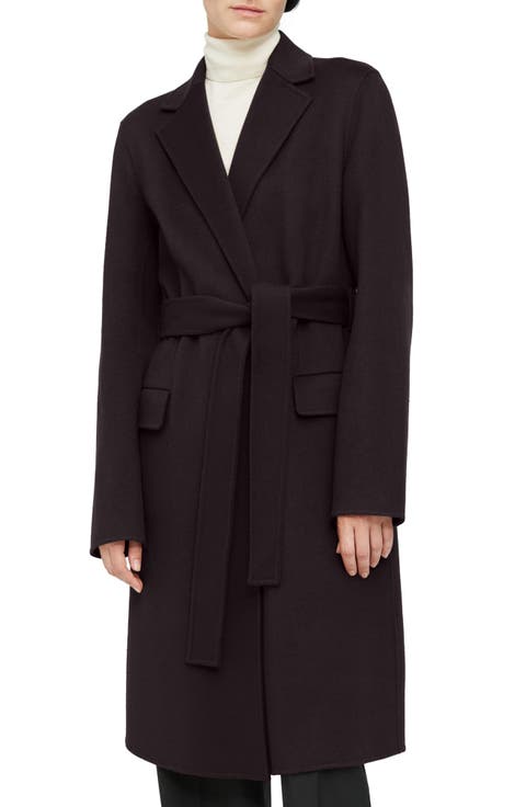 Wool & Cashmere Wrap Coat