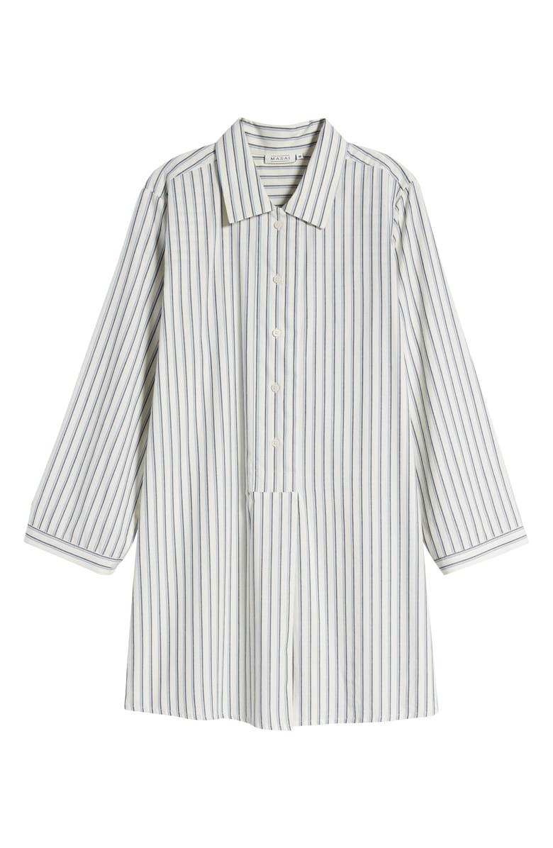 Masai Copenhagen Gabija Stripe Tunic Shirtdress, Alternate, color,