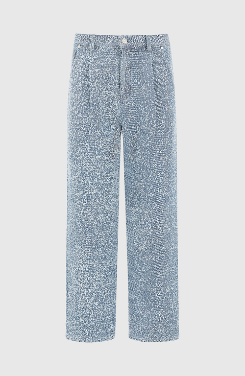 Arnault Boucle Pleated Jeans