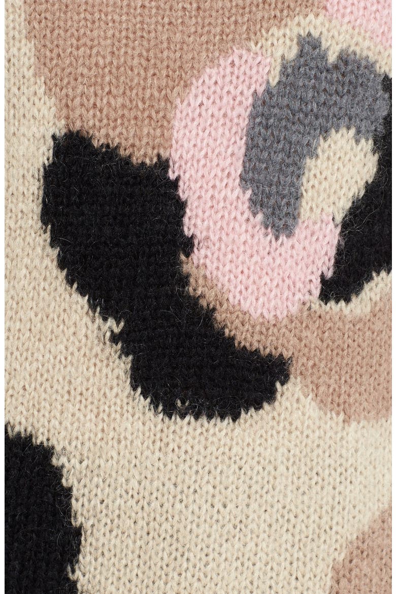 'deco rose' sweater, Alternate, color, DECO BEIGE