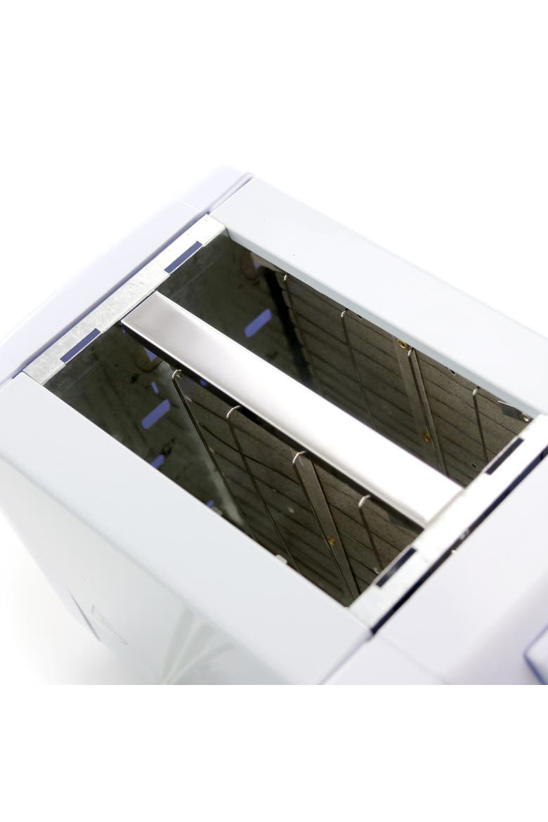 Two Slice Wide Slot Toaster, Alternate, color, White