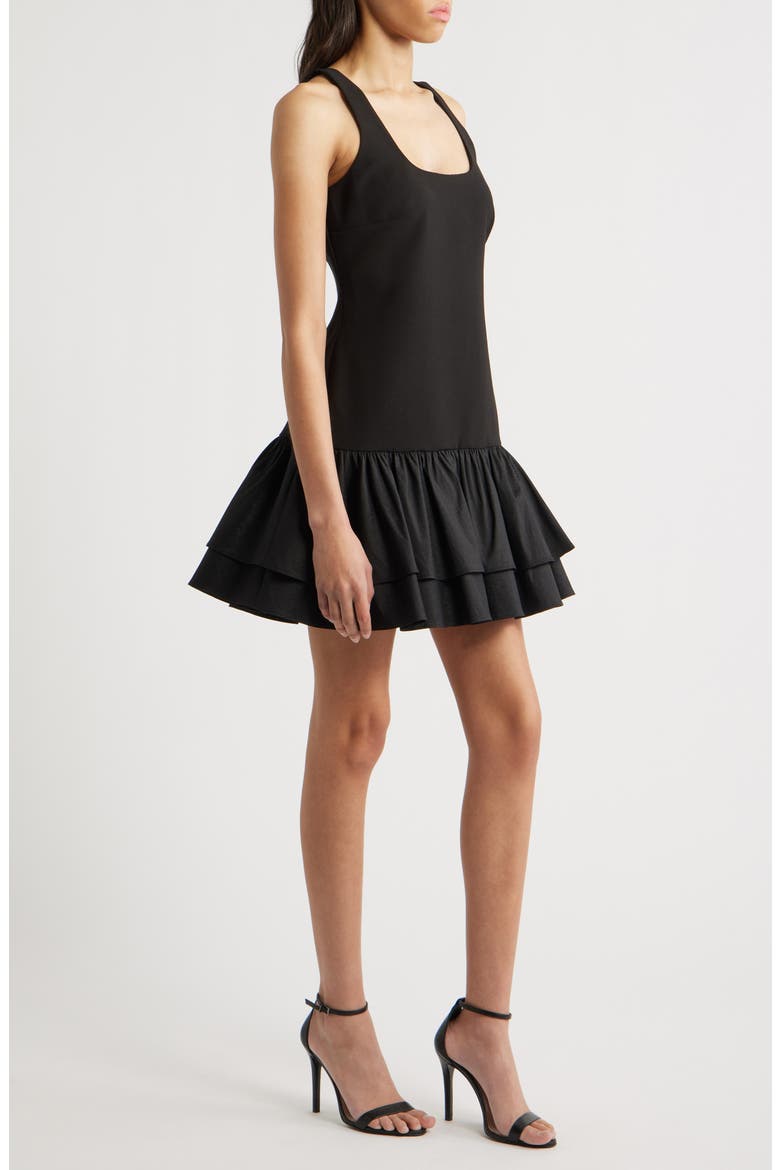 Marika Drop Waist Minidress, Alternate, color, BLACK
