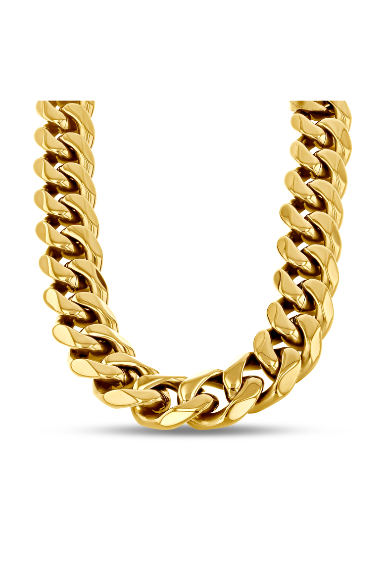 Stainless Steel Chain, Alternate, color, Gold