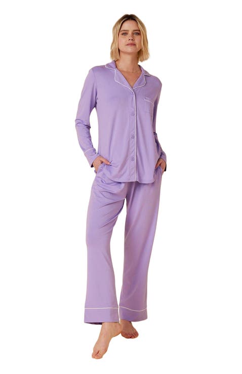 Pima Knit Pajama Set Conversational