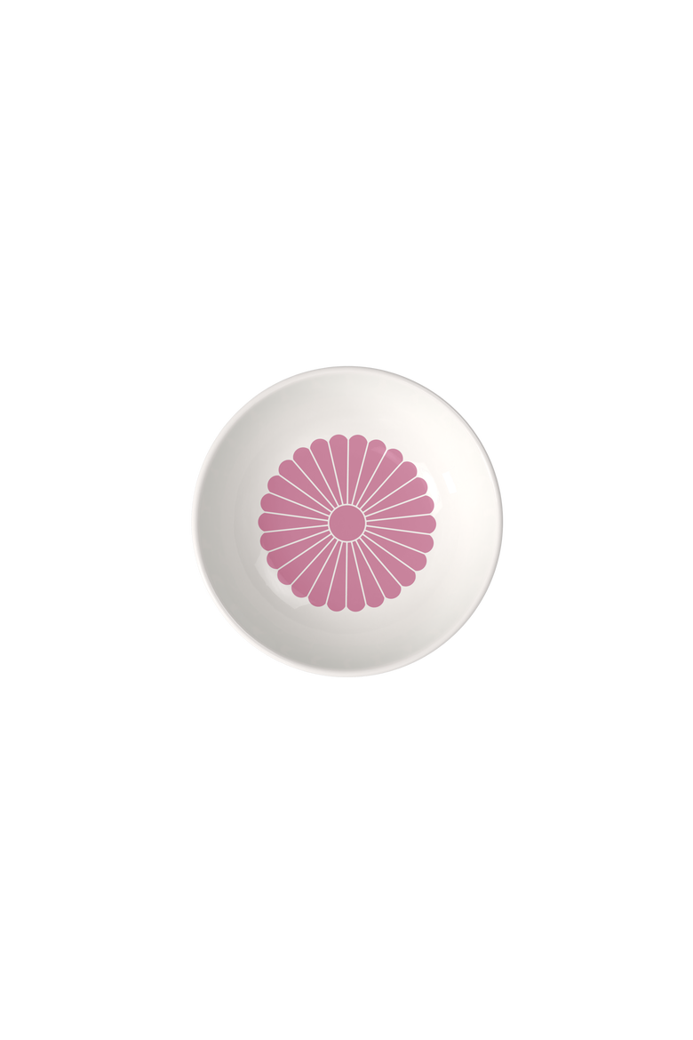 Fleur Vert Small individual Bowl, Alternate, color, Pink