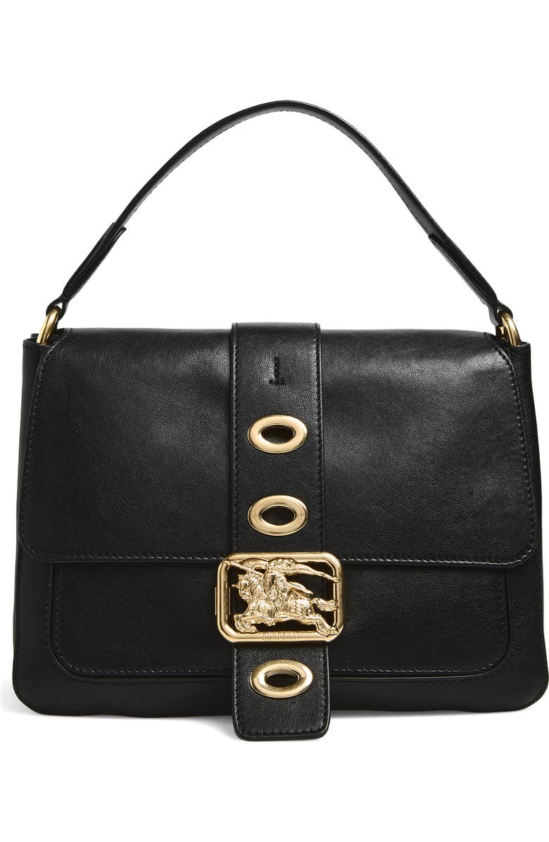 Burberry Small Rider Bag, Main, color, Black