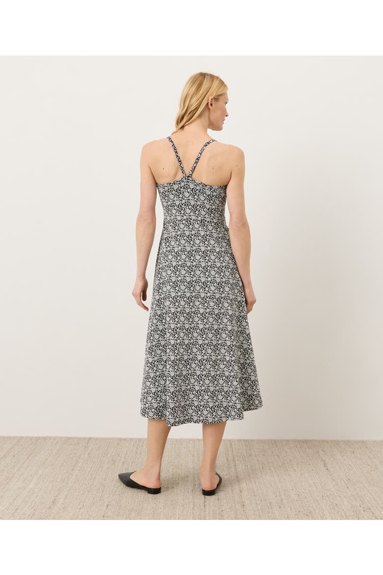 Fit & Flare Midi Dress Made With Organic Cotton, Alternate, color, Bohemian Dreams Black