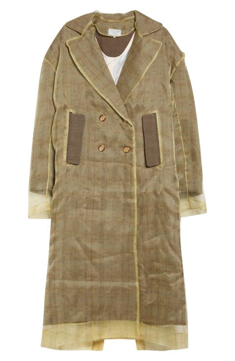 Pawpaw Sheer Overlay Coat
