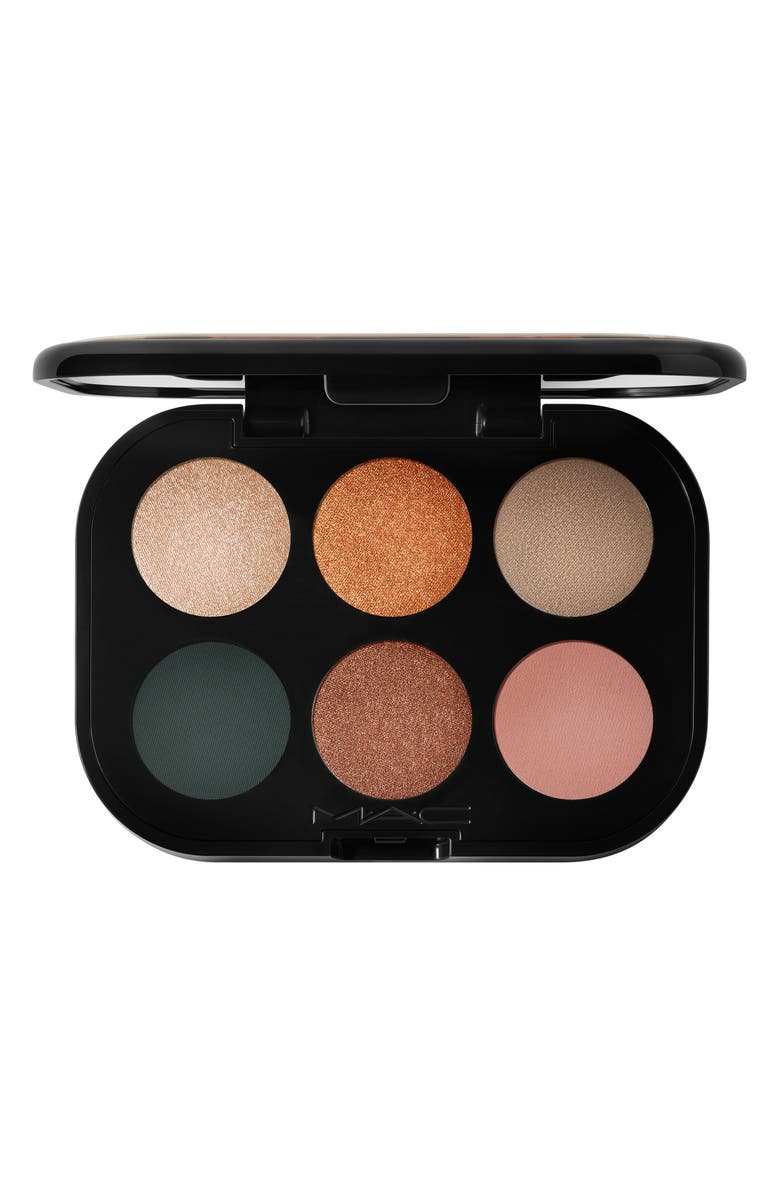 MAC Cosmetics Connect in Color 6-Pan Eyeshadow Palette, Main, color, Bronze Influence