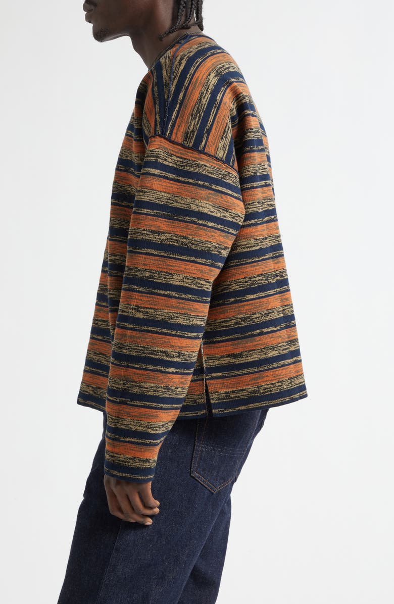 Waste Yarn Project Calvin Space Dye One of a Kind Sweater, Alternate, color, Black Multi