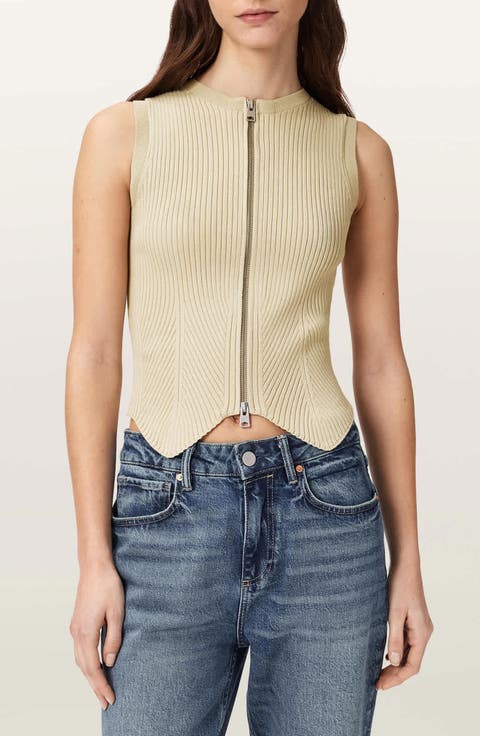 Cruz Rib Knit Sweater Vest