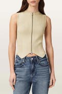 AllSaints Cruz Rib Knit Sweater Vest