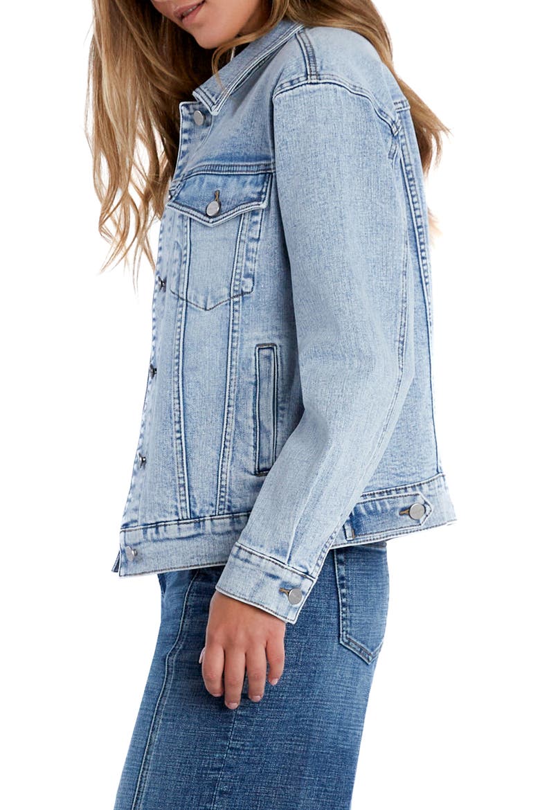 All Day Long Denim Jacket, Alternate, color, STONE BLUE