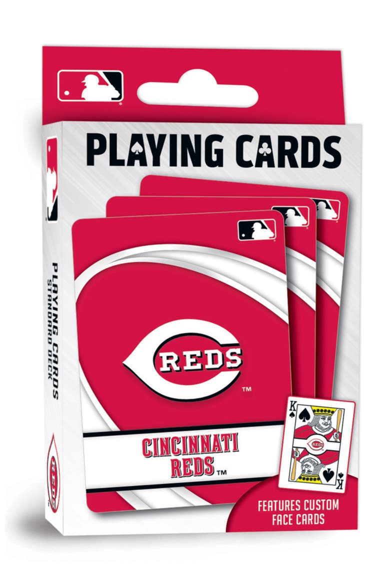 Cincinnati Reds Playing Cards, Main, color, Multicolor