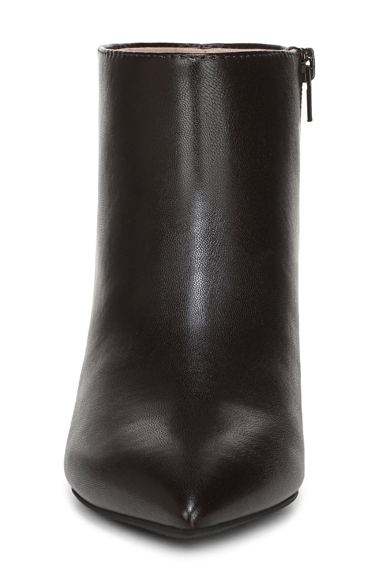 LifeStride Maya Pointed Toe Kitten Heel Bootie, Alternate, color, Dark Chocolate