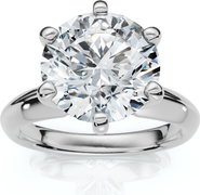 Bliss Diamond 2 1/2 Carat Certified Diamond Solitaire Engagement Ring 14k Gold Lab Grown