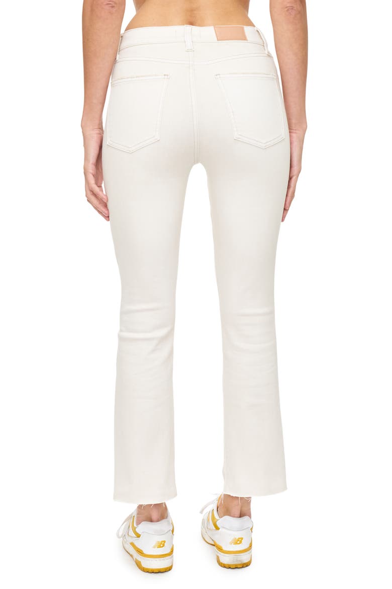 Lennon High Waist Raw Hem Crop Bootcut Jeans, Alternate, color, SAHAV