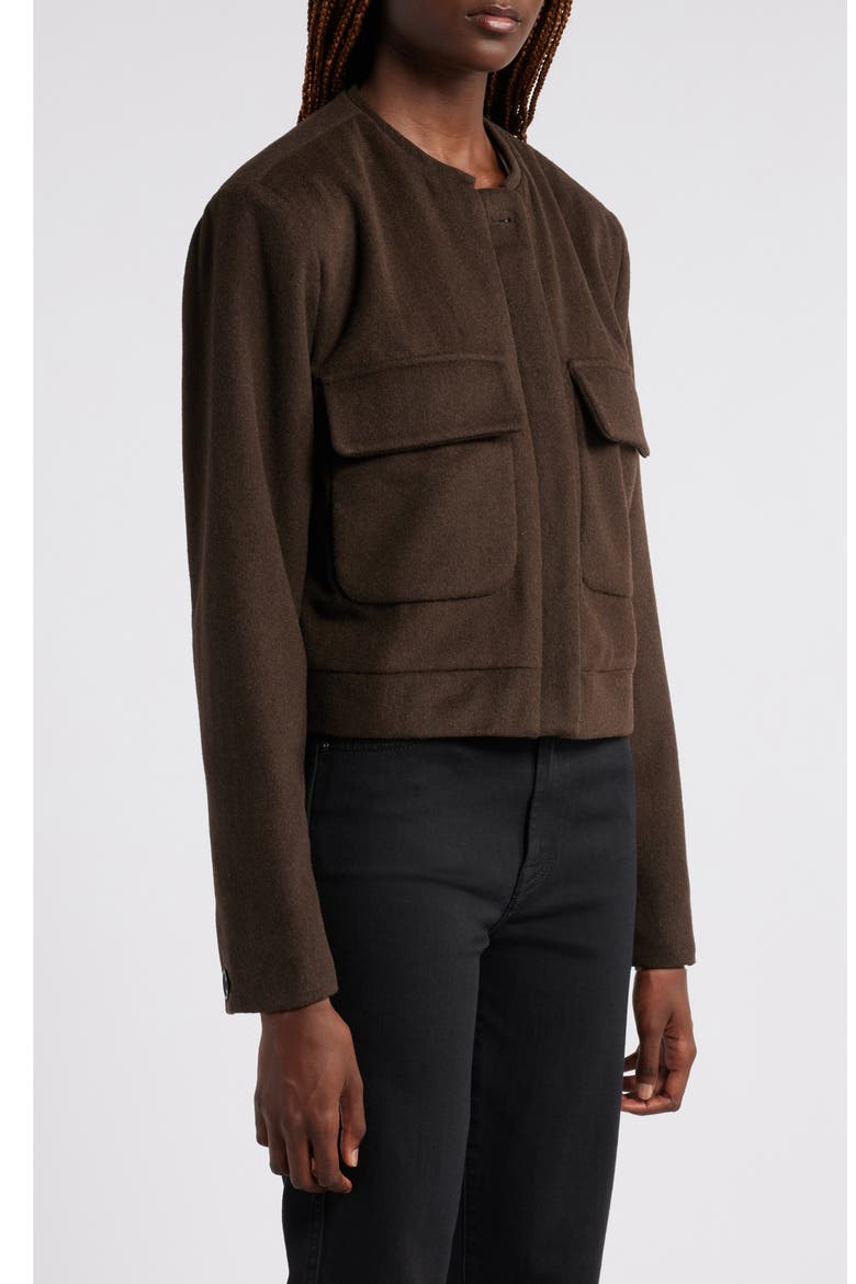 Chandler Wool Blend Jacket, Alternate, color, CHOCOLATE