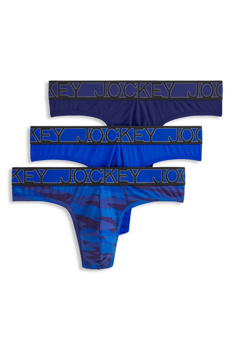 Men's Microfiber Stretch Thong - 3 Pack
