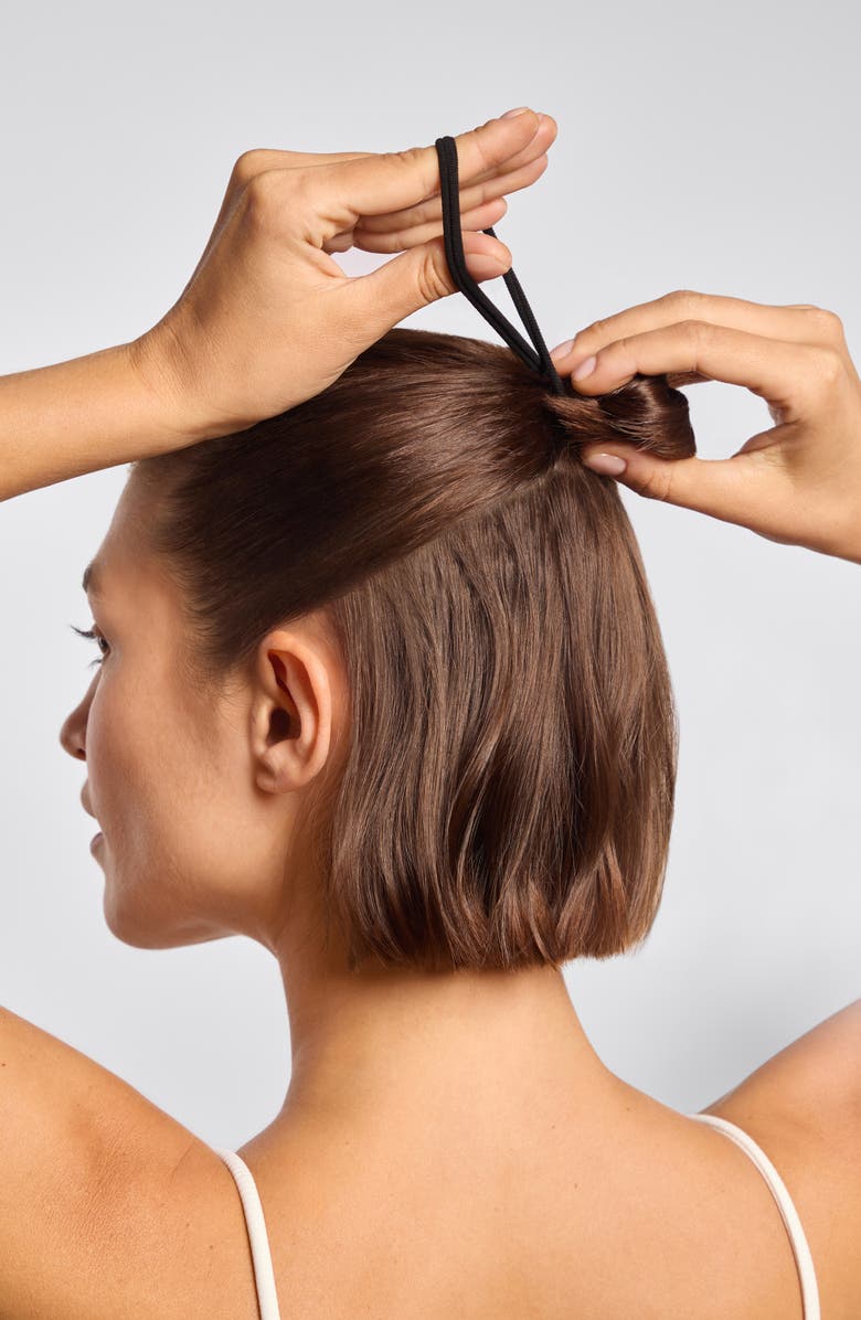 Kitsch Recycled Nylon 20-Pack Ponytail Holders, Alternate, color, Black