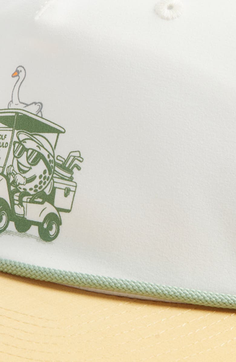 Swannies Caddy Snapback Baseball Cap, Alternate, color, Gold